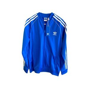 Brand new Adidas Bright Blue Tracktop